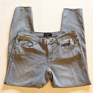 Banana Republic Skinny Fit Distressed Striped Jean